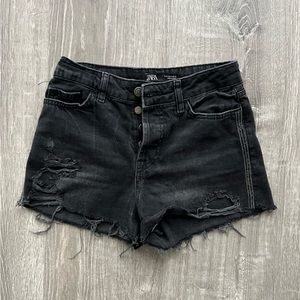 Zara denim shorts
